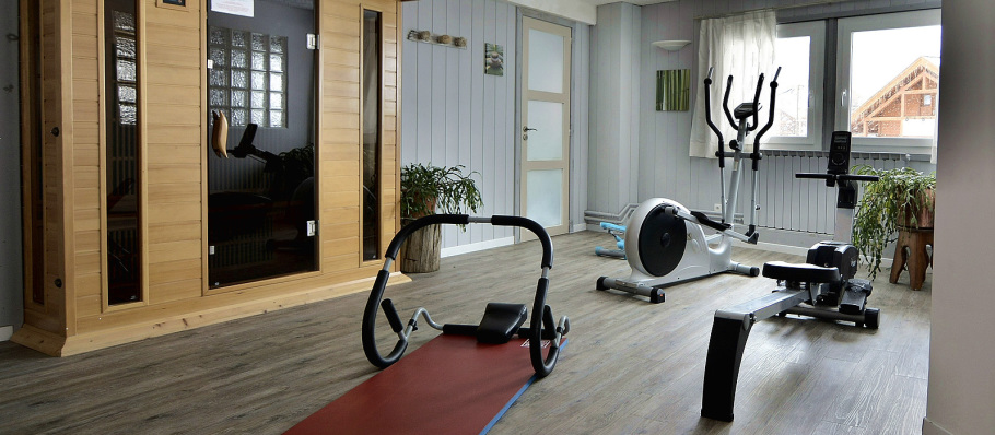 Our Fitness room in the Hôtel La Mayt