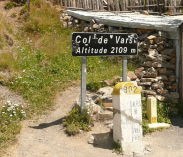 Col de Vars sur la route des Grandes Alpes